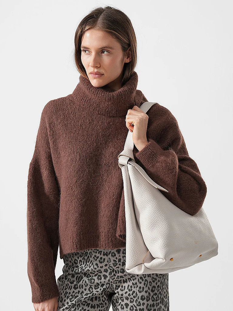 GIANNI CHIARINI Sac en cuir - Shopper AMIRA blanc